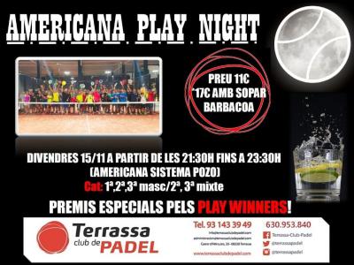 poster del torneo AMERICANA PLAY NIGHT