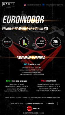poster del torneo TORNEO NOCTURNO VIERNES 12 MAYO & EUROINDOOR