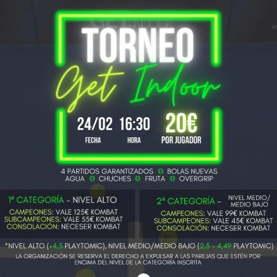 poster del torneo TORNEO GET INDOOR
