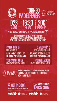 poster del torneo TORNEO PADEL FEVER - MASCULINO, FEMENINO Y MIXTO (B Y C)