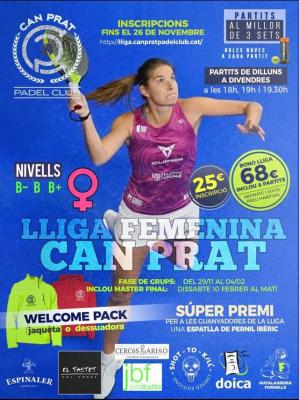 poster del torneo LLIGA FEMENINA CAN PRAT