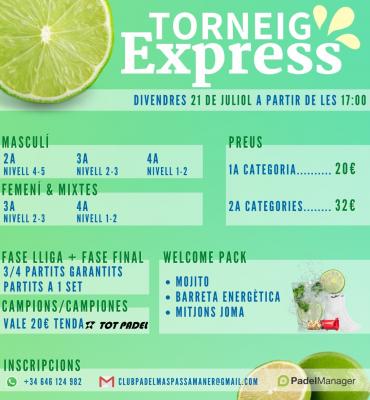 poster del torneo TORNEIG EXPRESS MOJITO