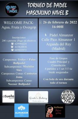 poster del torneo MASCULINO B