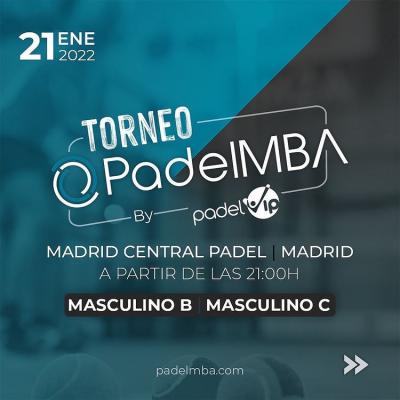 poster del torneo TORNEO DE PADEL MBA