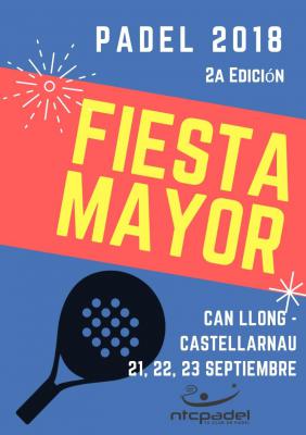 poster del torneo FIESTA MAYOR CAN LLONG - CASTELLARNAU 2018