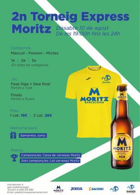 poster del torneo II TORNEIG EXPRESS MORITZ.