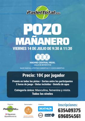 poster del torneo POZO MAÑANERO