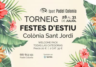 poster del torneo FESTES COLONIA SANT JORDI