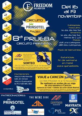 poster del torneo VIII PRUEBA CIRCUITO PRINSOTEL