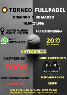 poster torneo TORNEOS  FULLPADEL