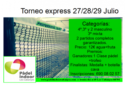 poster del torneo TORNEO EXPRESS