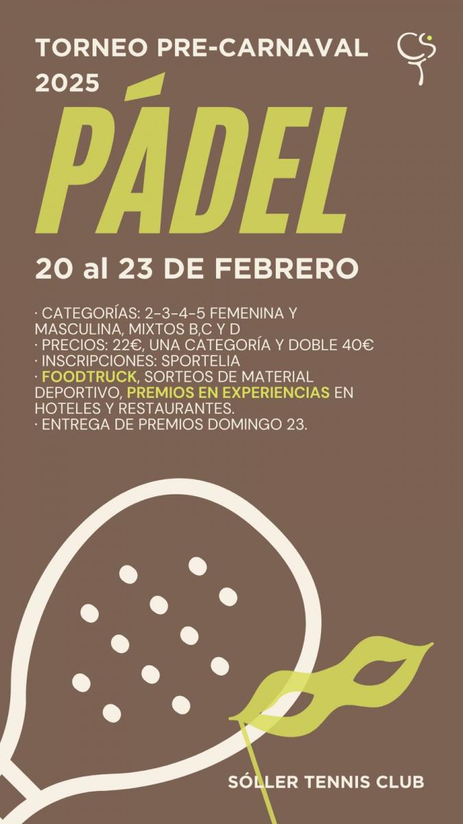 cartel del torneo