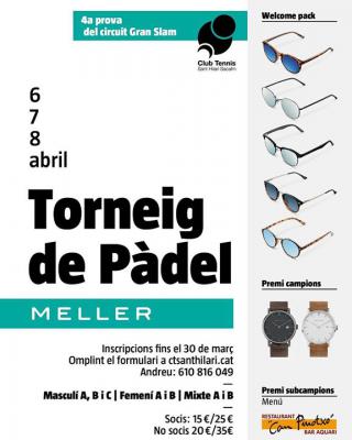 poster del torneo TORNEIG MELLER
