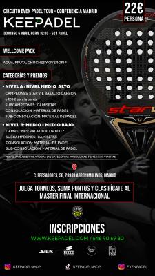 poster del torneo KEEPADEL & G24 PADEL
