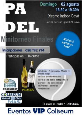 poster del torneo MINITORNEO COLISEUM COMPETICIÓN