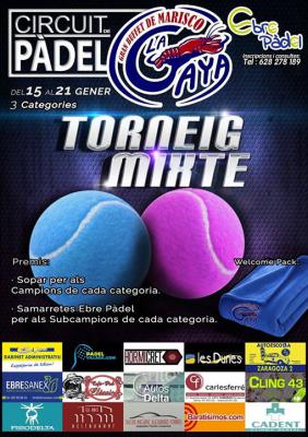 poster del torneo TORNEIG MIXTE
