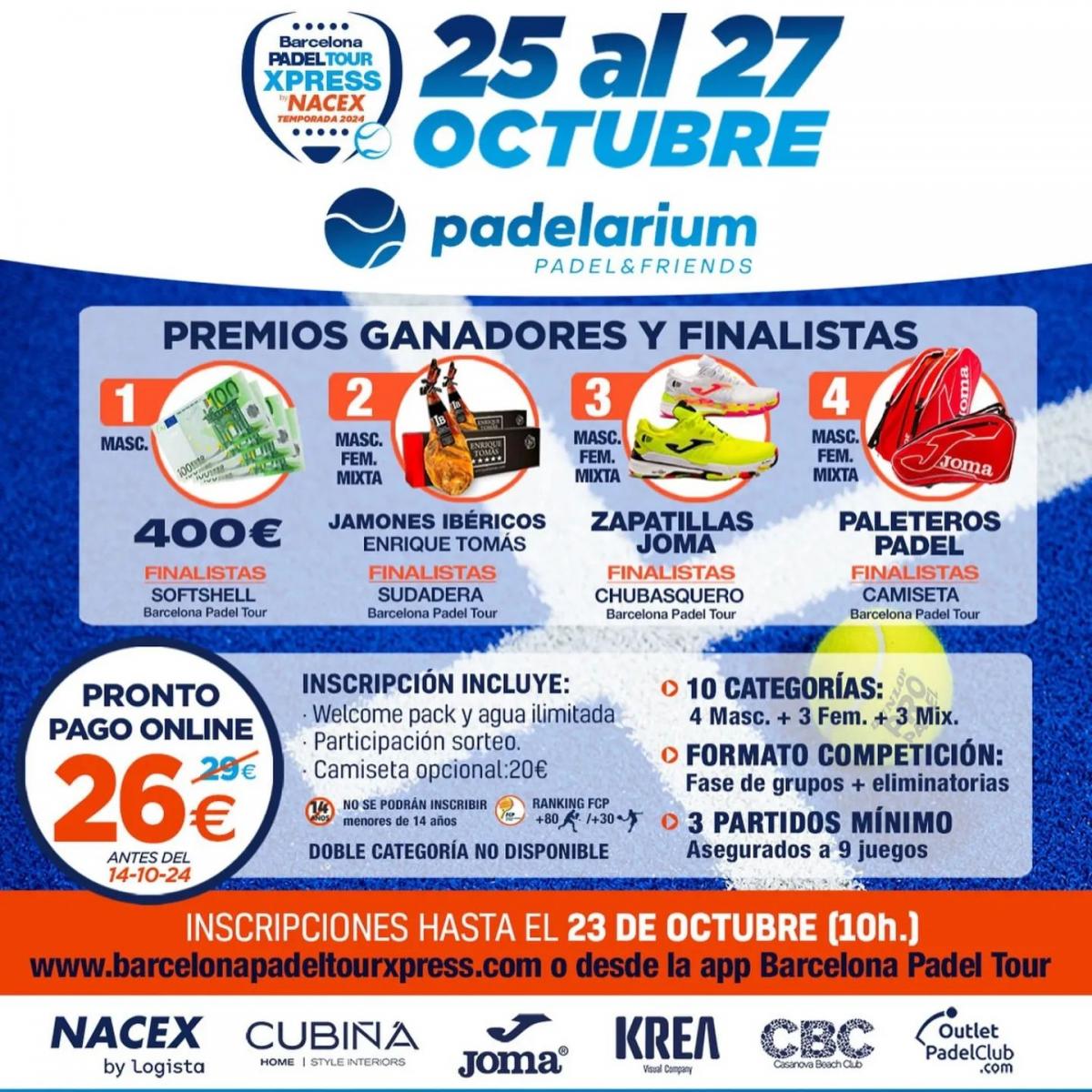 cartel del torneo