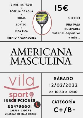 poster del torneo AMERICANA VILASPORT FEBRERO 2022