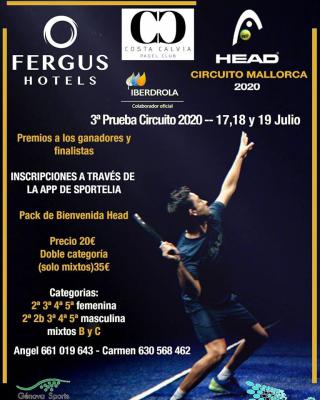 poster del torneo 3ª PRUEBA CIRCIUITO 2020