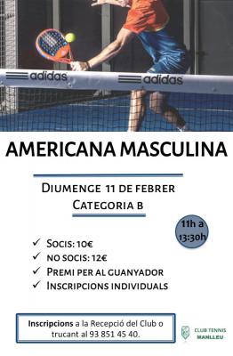 poster del torneo AMERICANA MASCULINA