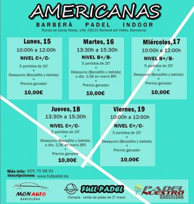 poster del torneo AMERICANA NIVEL C+ / C-
