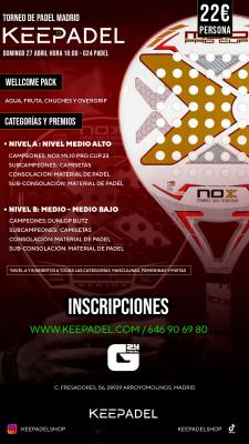 poster del torneo KEEPADEL & G24 PADEL