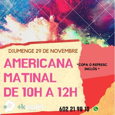 poster del torneo AMERICANA MATINAL