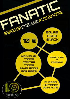 poster del torneo FANATIC