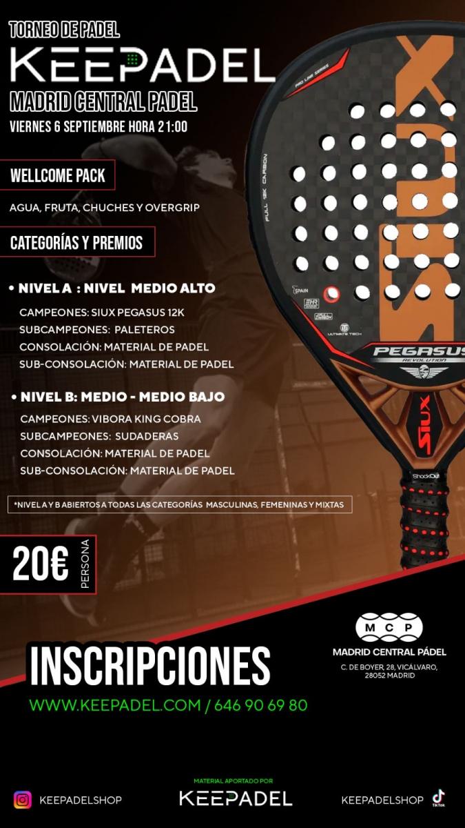 cartel del torneo