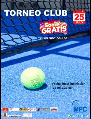 poster del torneo TORNEO CLUB