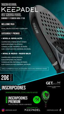 poster del torneo TORNEO KEEPADEL & GET INDOOR