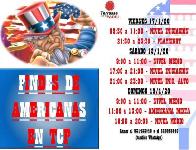 poster del torneo FINDE DE AMERICANAS