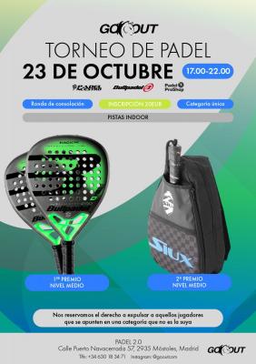 poster del torneo TORNEO GOOUT INDOOR 2.0 MÓSTOLES