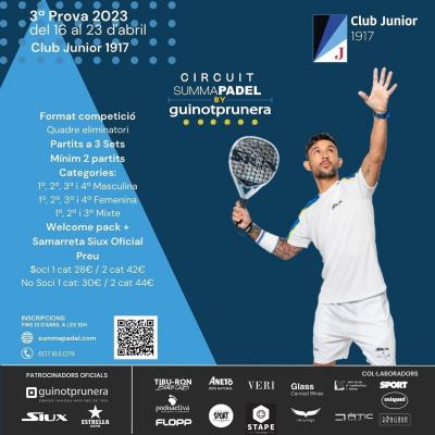 poster del torneo 3A PROVA 2023