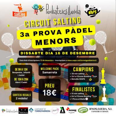 poster del torneo 3ª PROVA PEDIÀTRICS LLEIDA