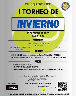 poster torneo I TORNEO DE INVIERNO