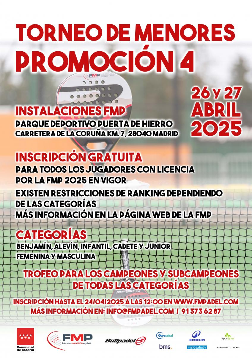 cartel del torneo