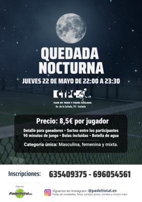 poster del torneo QUEDADA PADEL NOCTURNA