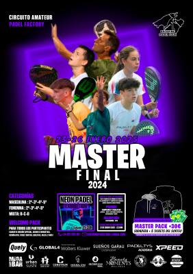 poster del torneo MASTER FINAL - CIRCUITO BREAKING PADEL TOUR 2024