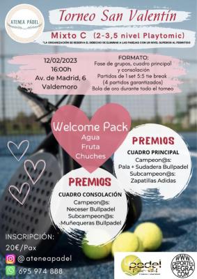 poster torneo SAN VALENTÍN MIXTO C