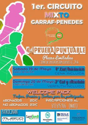 poster del torneo 4ª PRUEBA CIRCUITO MIXTO PIC