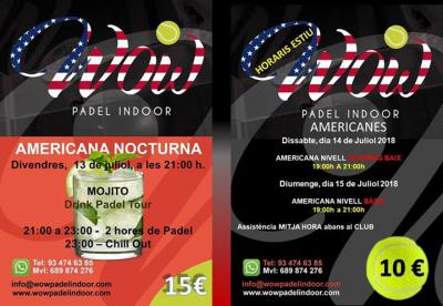 poster del torneo AMERICANA NOCTURNA