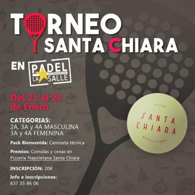 poster del torneo TORNEO SANTA CHIARA