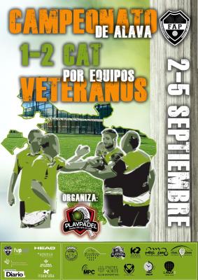 poster del torneo CAMPEONATO DE ALAVA POR EQUIPOS VETERANOS