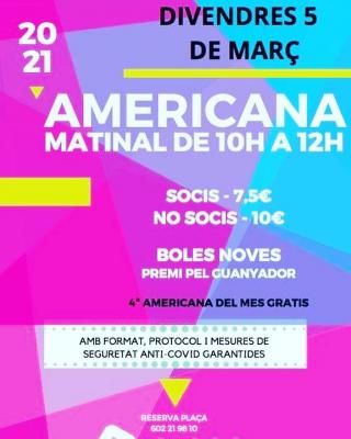 poster del torneo AMERICANA MATINAL