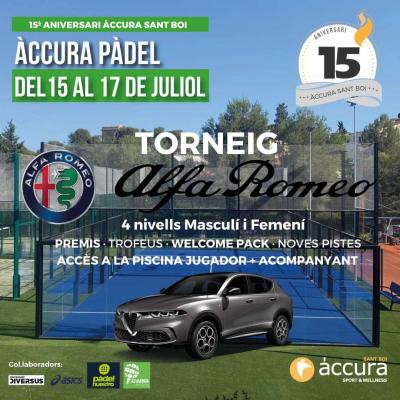 poster del torneo TORNEIG ALFA ROMEO DEL 15È ANIVERSARI