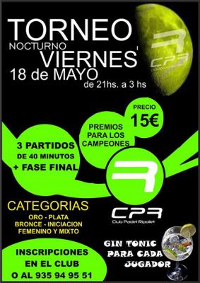 poster del torneo I TORNEO NOCTURNO
