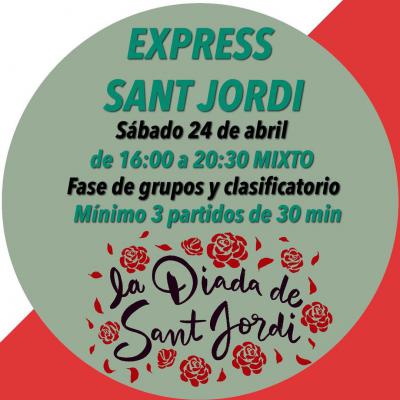 poster del torneo EXPRESS SANT JORDI