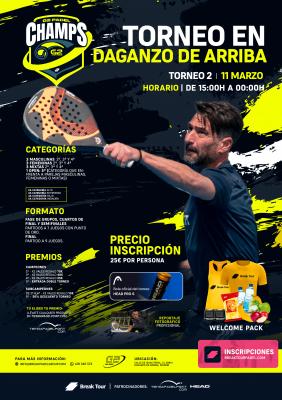 poster del torneo TORNEO 02 G2 PADEL CHAMPS