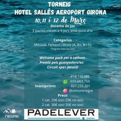 poster torneo TORNEIG HOTEL SALLÉS